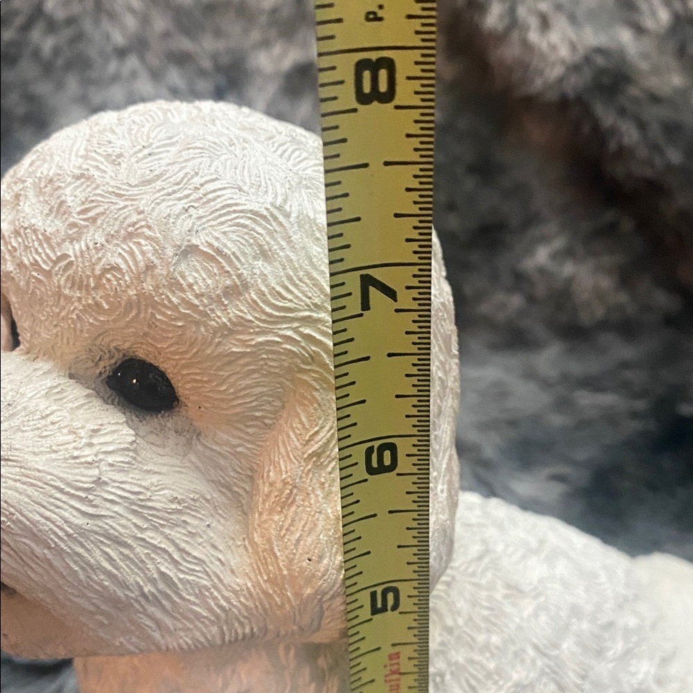 Sandicast White Dog Figurine - Picture 15 of 16